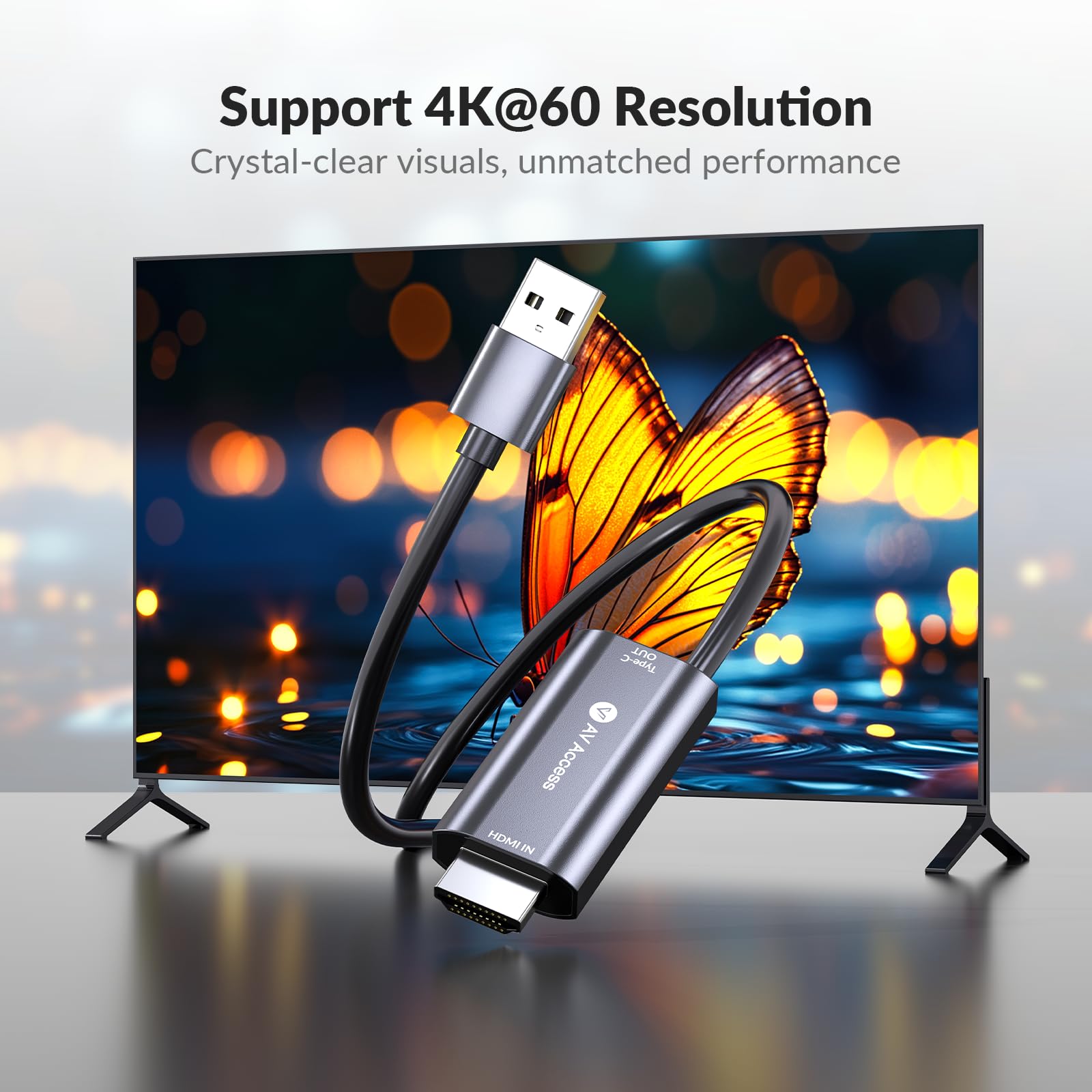 Amazon | AVアクセス HDMI - USB Cアダプター 4K@60Hzデータ