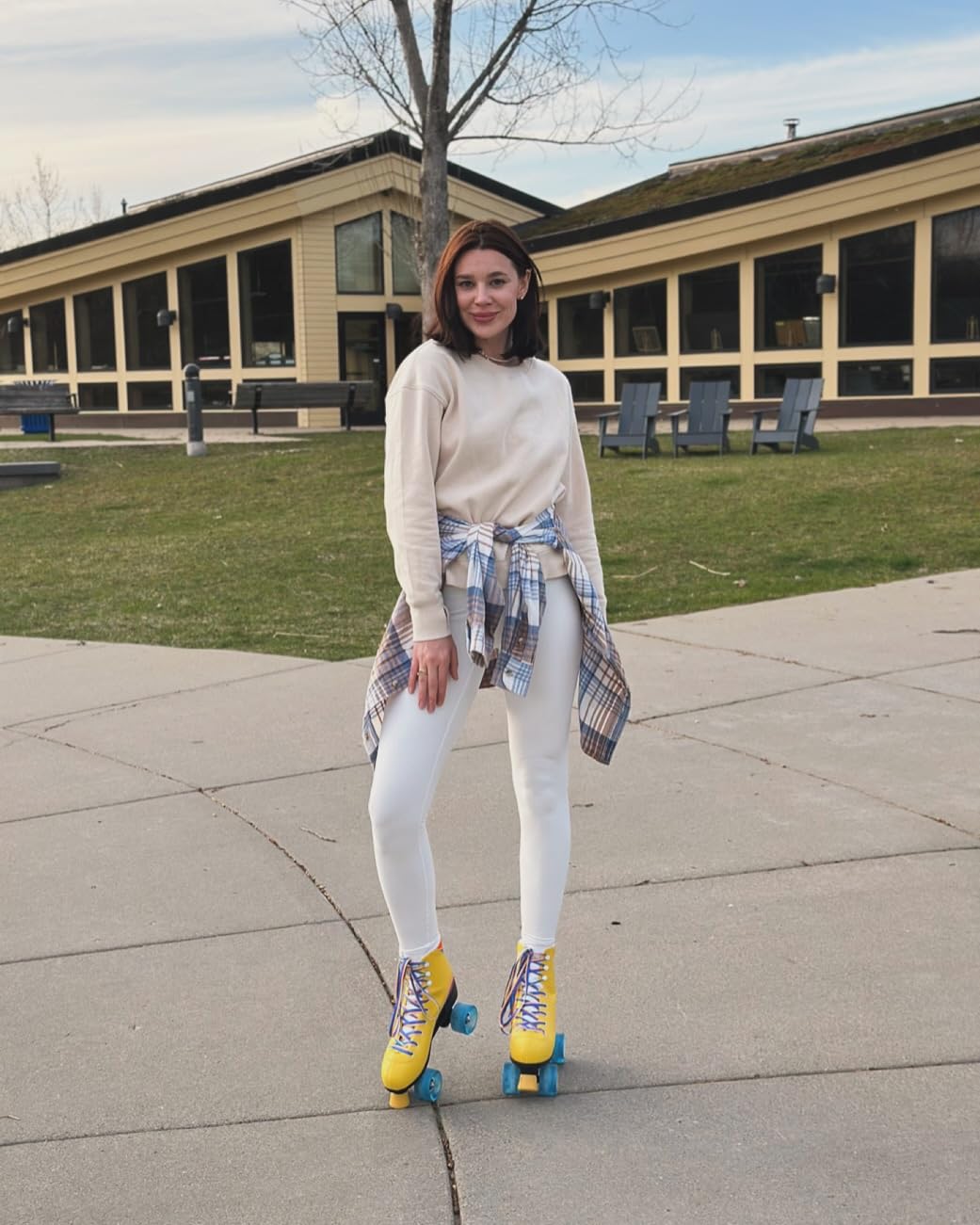 Nattork Roller Skates for Women Outdoor Fun Fashionable Roller Derby Skates for Men Girls Boys Pink Purple Blue Teal Yellow