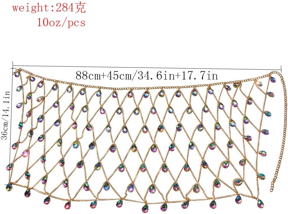 Connie Cloris Women's Sexy Suit Body Chain - Image 4