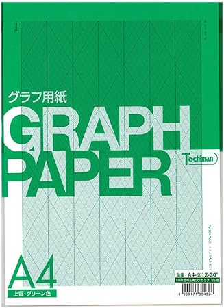 Amazon Sakaeテクニカルペーパー グラフ用紙 1mm 立体三角グラフ 30度グラフ 上質紙 25枚 グリーン 立12 30度 製図用品 文房具 オフィス用品