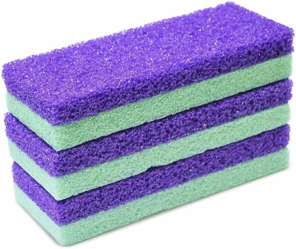 MaccibelleSalon Foot Pumice and Scrubber for Feet and Heels Callus and Dead Skins, Safely and Easily Eliminate Callus and Rough Heels (Pack of 3)