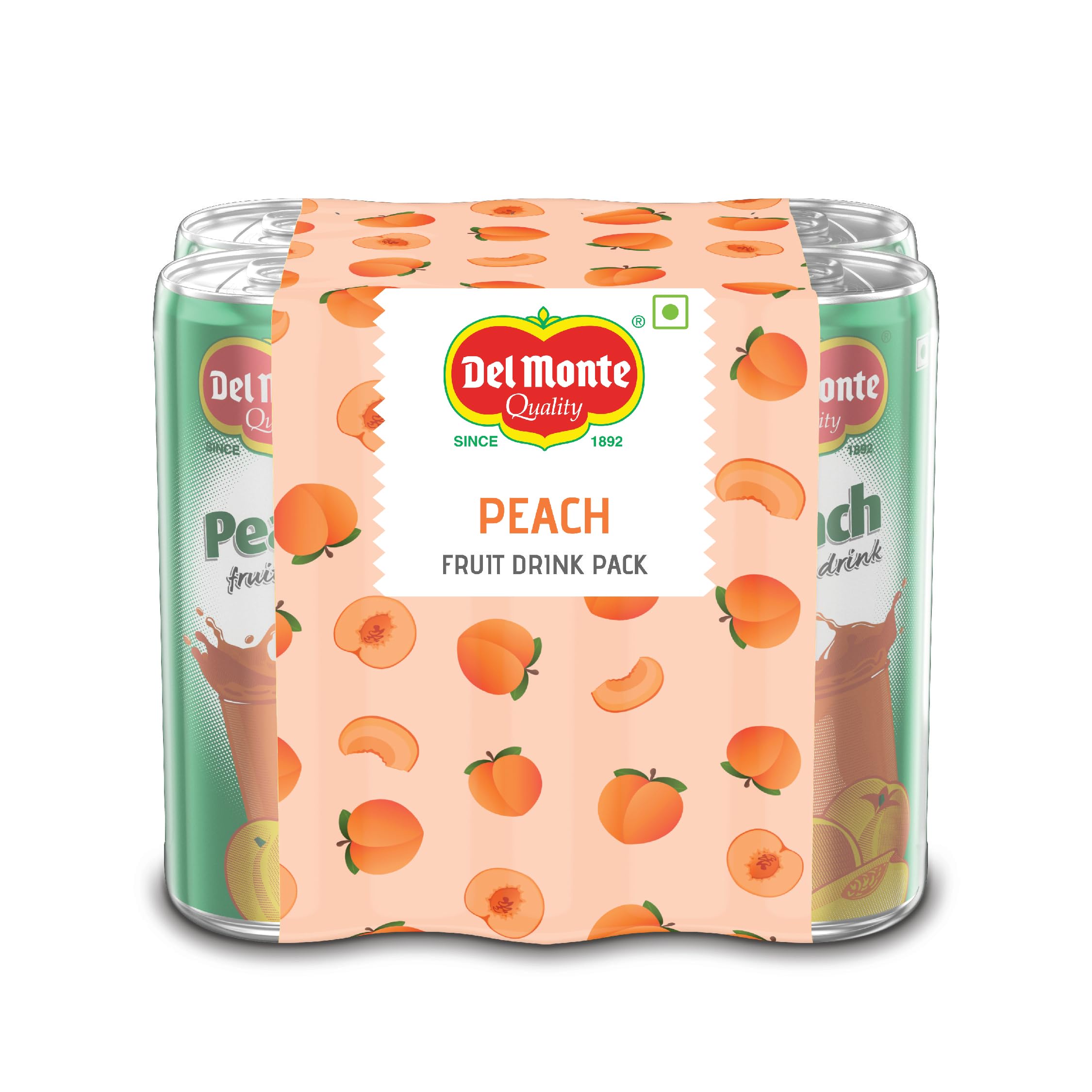 Del Monte Peach Fruit Drinks Gift Pack of 6 240ml