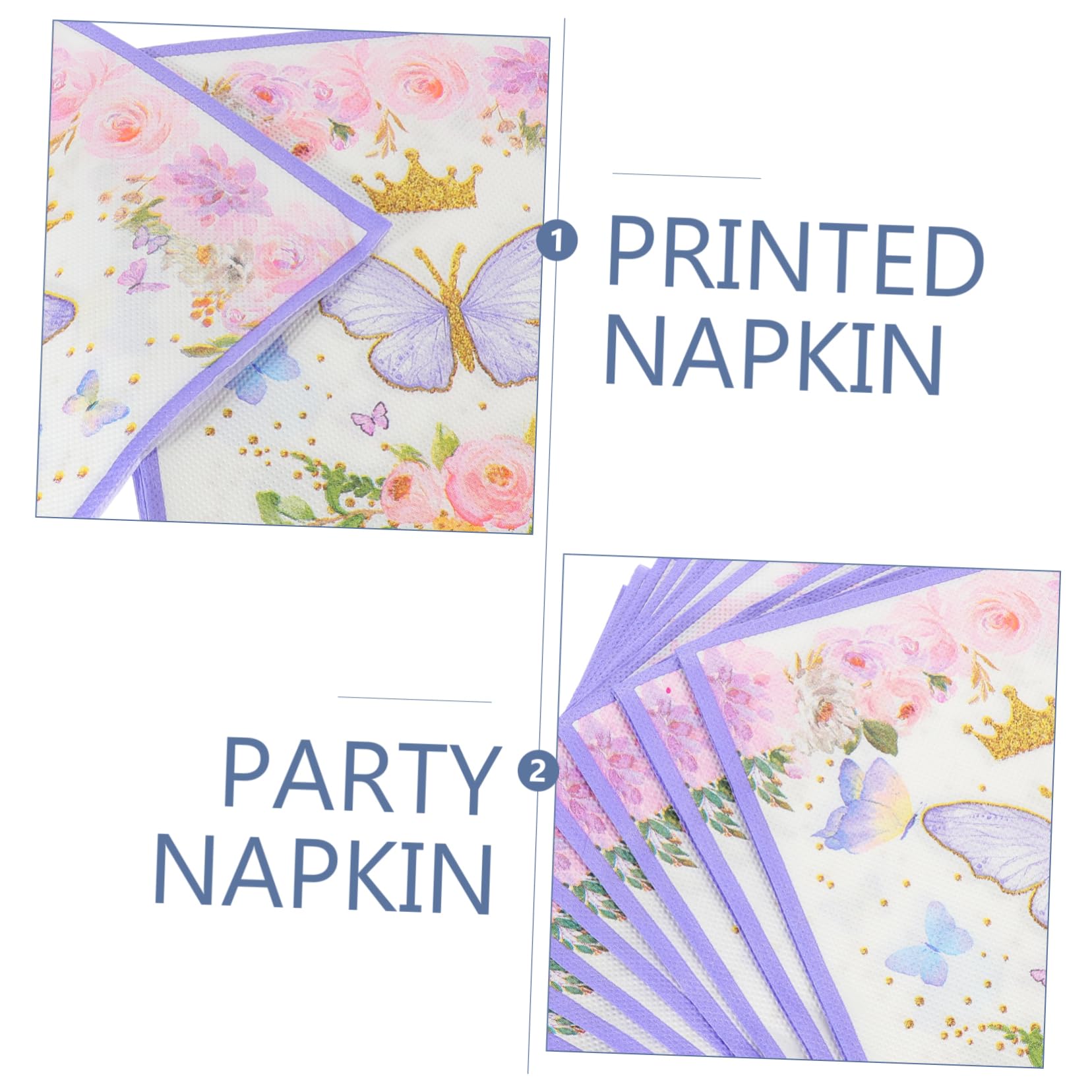 SHERCHPRY 3 series Servilletas Servilletas Fiesta Coloridas Cumpleaños Decorativas Papel 100 piezas*3