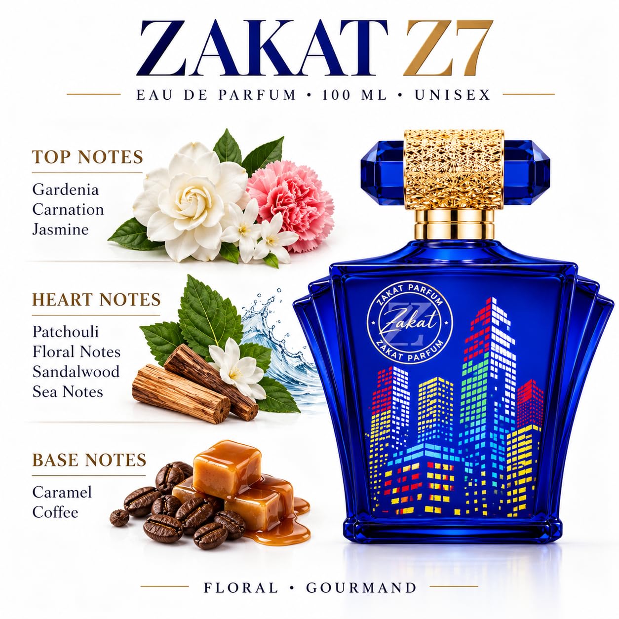 Z7 by Zakat Eau de Parfum 3.4 oz