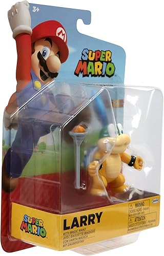 Miniatura 8 de Super Mario Figura de acción Larry Koopa coleccionable de 4 pulgadas con accesorio de varita