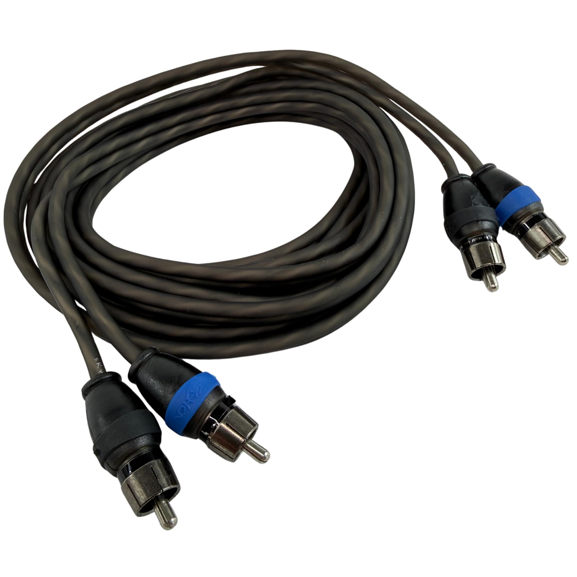 Cielo alto 2 canales de audio coche trenzado 6 ft RCA Cables con 6 de cobre libre de oxígeno