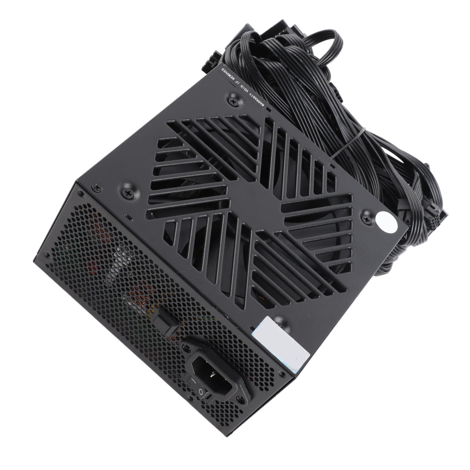 PUSOKEI Alimentatore da 800 W per PC Desktop |PFC Attivo, Supporto Dual Core, Ventola a velocità Automatica