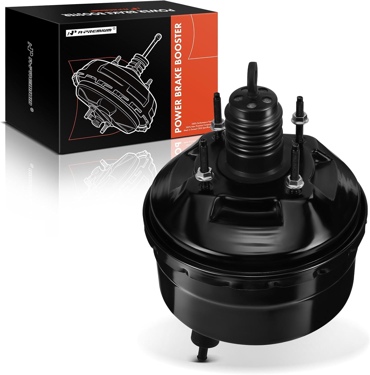A-Premium Vacuum Power Brake Booster Compatible with Chrysler Town & Country 1983-1988, Daytona 1987-1988 & Dodge Aries 1983-1989, Spirit 1989 & Plymouth Caravelle 1985-1988, Sundance 1987-1988