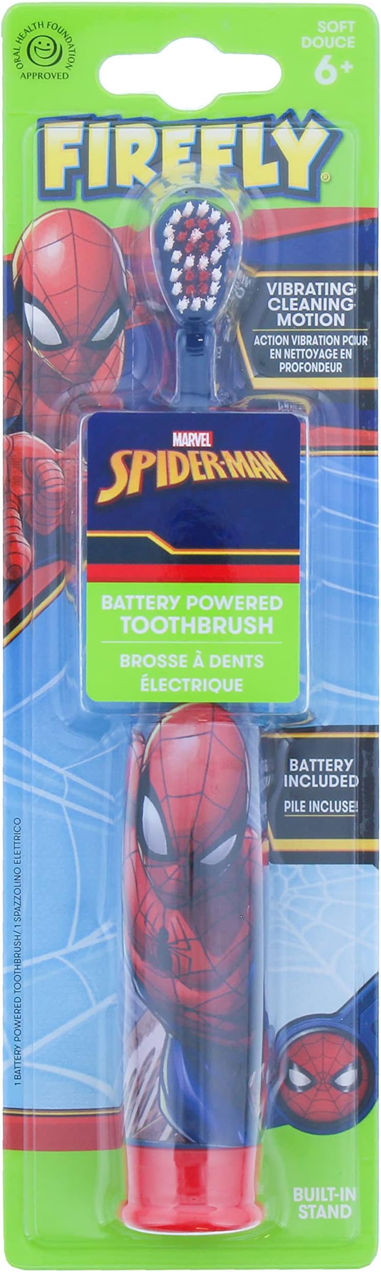 Firefly Marvel Spider-Man Battery Operated Toothbrush