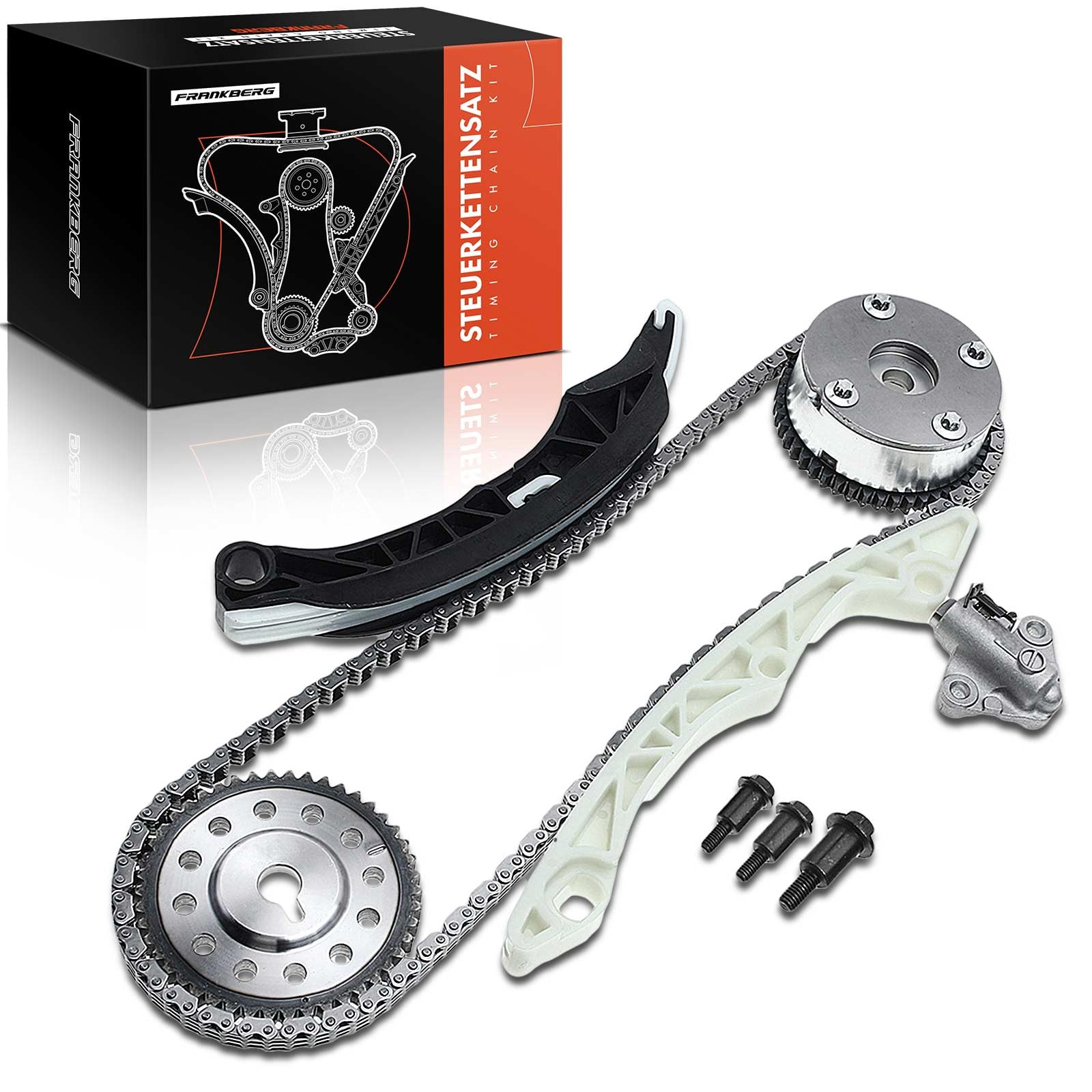 Frankberg Kit de cadena de distribución ajustador del árbol de levas | A1320510028; Compatible con: Fortwo Cabrio 451, Fortwo Coupé 451