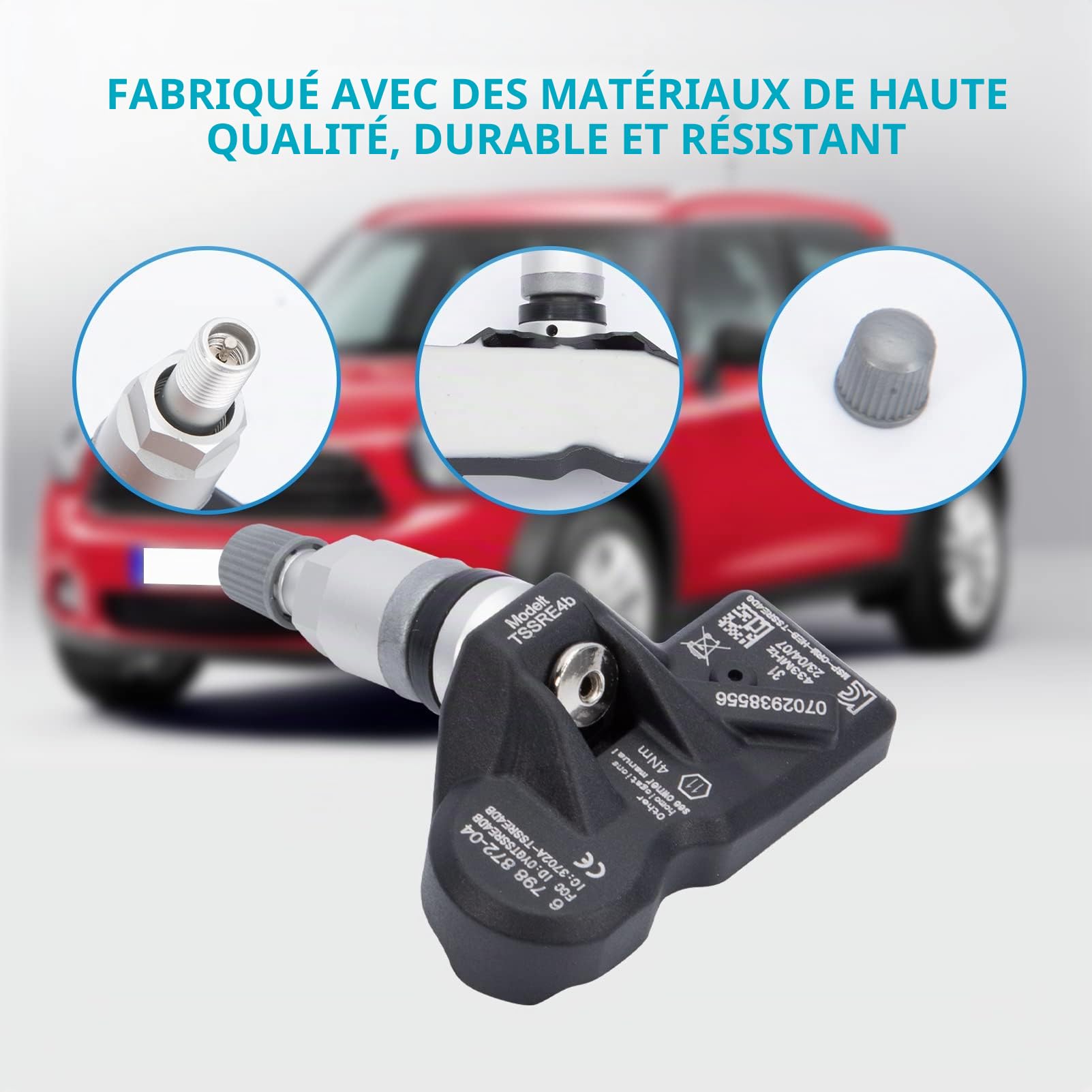 RDKS TPMS Capteur de pression des pneus pour X1 E84 X3 F25 X4 F26 Série 5 F10 F07 F11 6 F12 F13 F06 Série 7 F01 F02 F03 F04 Z4 E89 Mini R60 F57 R57 R57 8 B5. XD3 F25 6798872