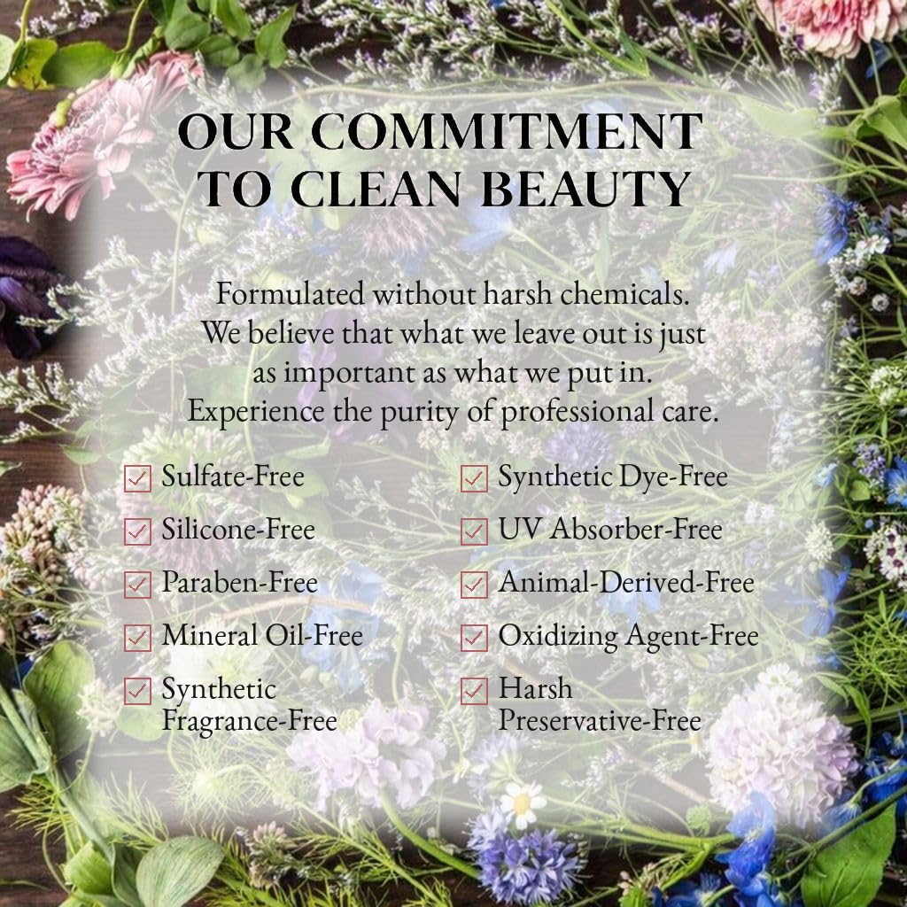 Natural Botanical Shampoo (400ml) - Japanese Salon Quality, Sulfate-Free, 10-Free Botanical Formula for Scalp Care & Radiance- Ideal for Thick, Coarse, or Damaged Hair