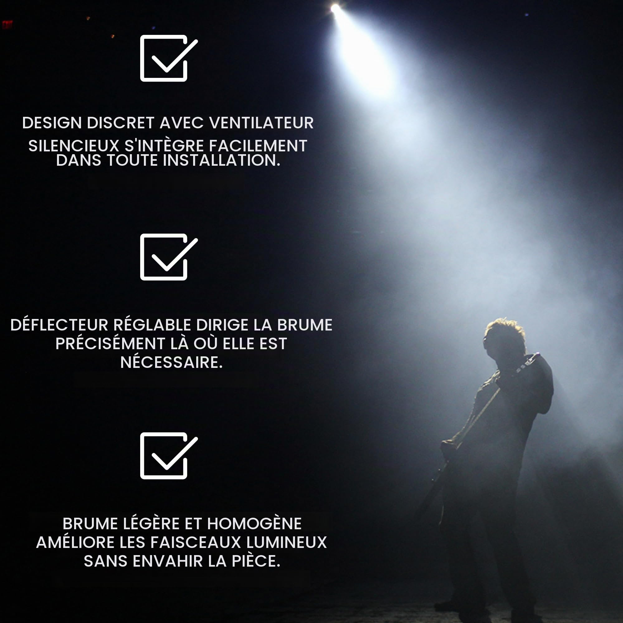 CHAUVET DJ Hurricane Haze 4D Haze Machine à fumée avec minuteur Noir