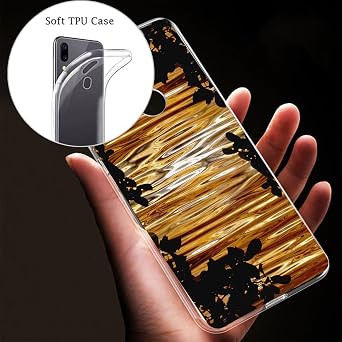 for Motorola Edge 50 Fusion Case + 2 Pack Tempered Glass Screen Protector, Clear Soft Silicone Shell, Ultra-Thin Anti-Fall Back Cover for Motorola Edge 50 Fusion (6.70) - Dusk