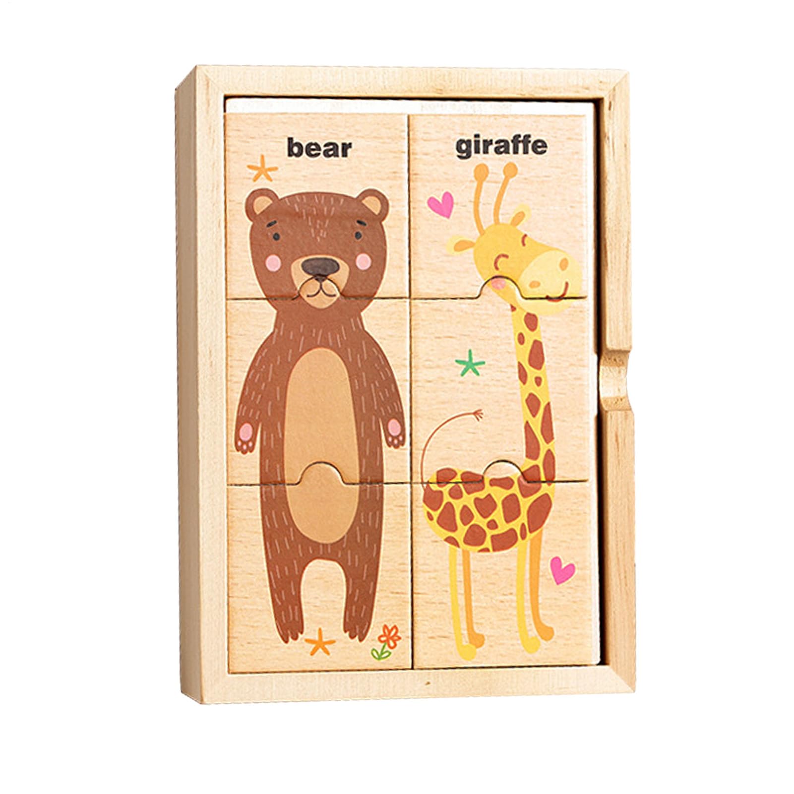 Wood Puzzles for Animal Games Kid Wood Puzzle
