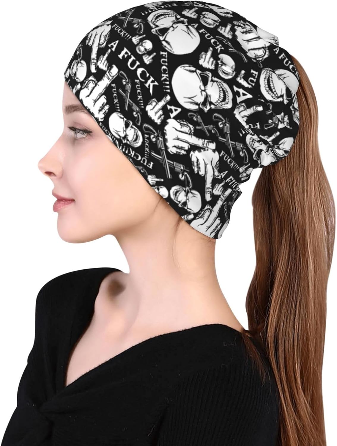 Sorority Paraphernalia Zeta Women's Knit Hats, Caps, and Beanies - Multifunctional, Multi-Purpose Felt Hat - Image 6