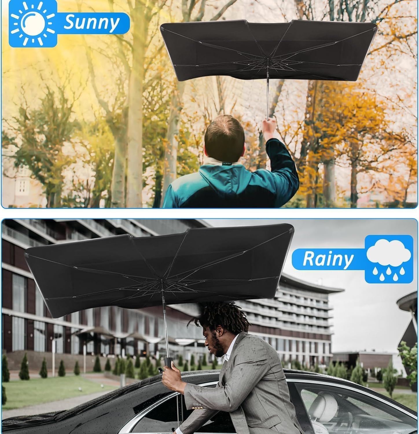 Zonnescherm voor auto - Bescherming tegen de zon en warmte