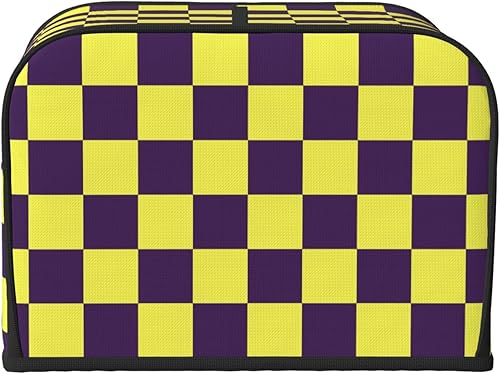 Miniatura 16 de Funda para máquina de pan de 2 rebanadas de color blanco y negro con bolsillos, cubierta para tostadora, protección de huellas dactilares, lavable a