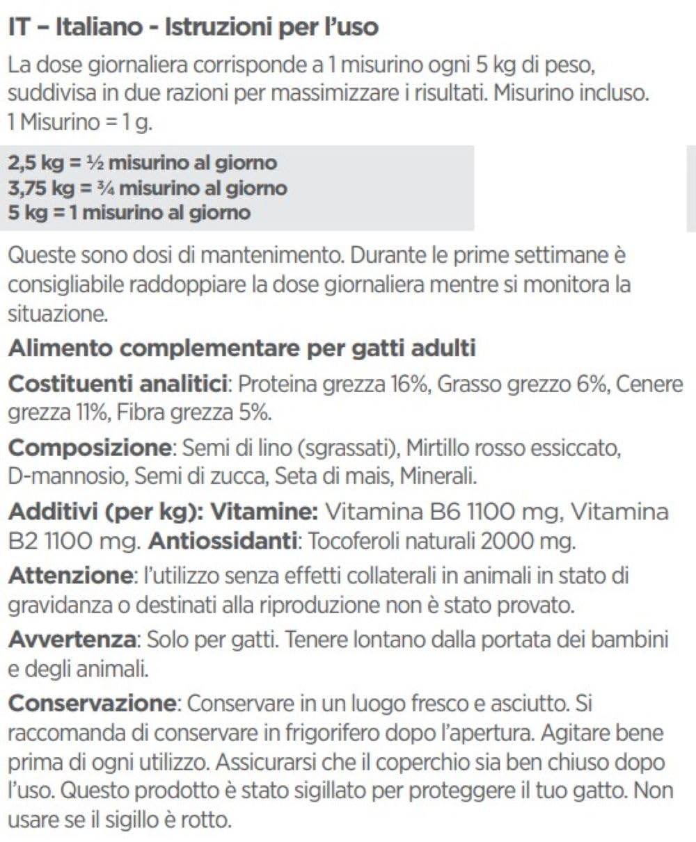 maxxipaws maxxiUtract Benessere Urinario e della Vescica - Integratore in Polvere per Gatti, 90g