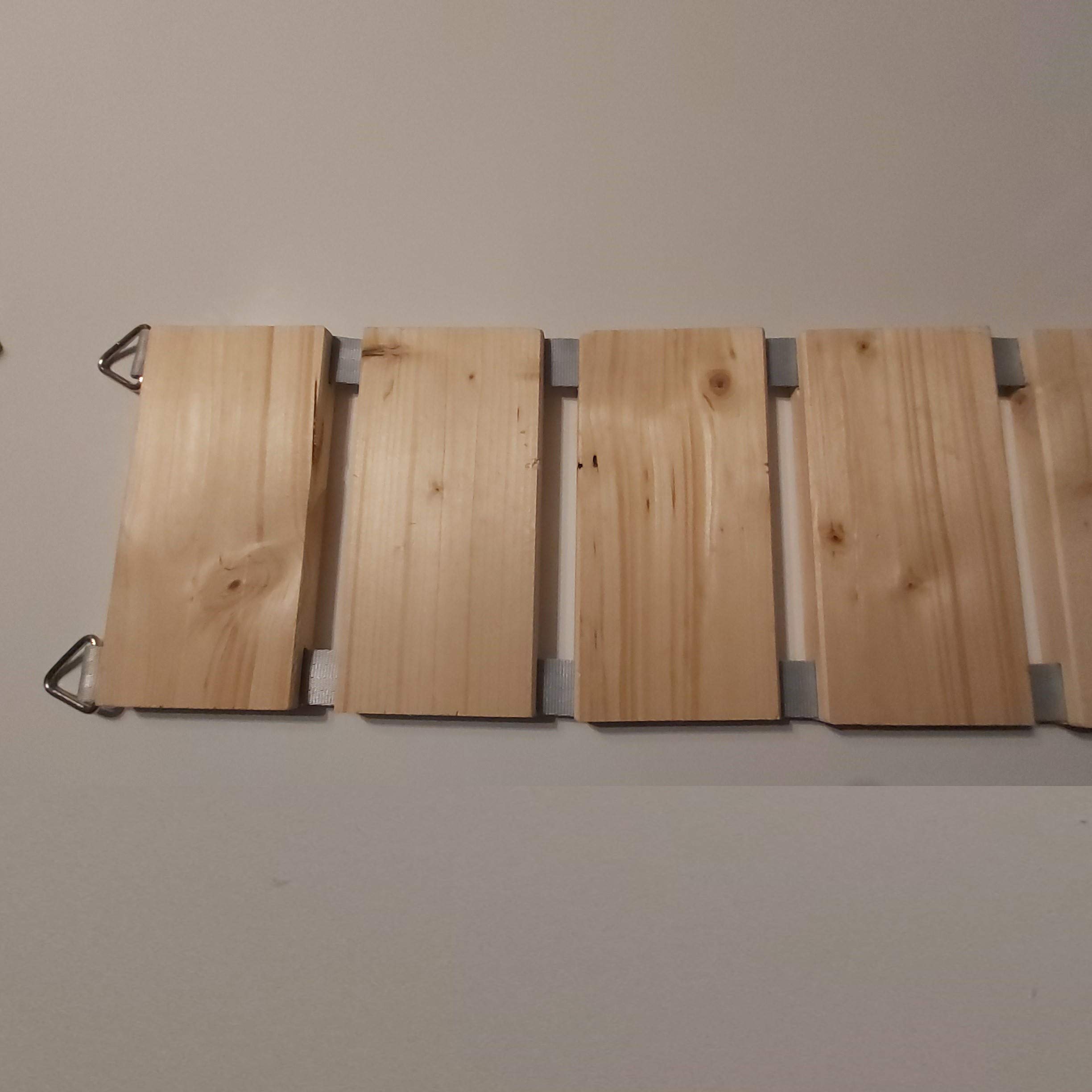 Catwalk - Ponte sospeso per gatti, in legno massiccio di alta qualità, in diverse lunghezze, 50 cm - 200 cm (naturale) (200 cm)