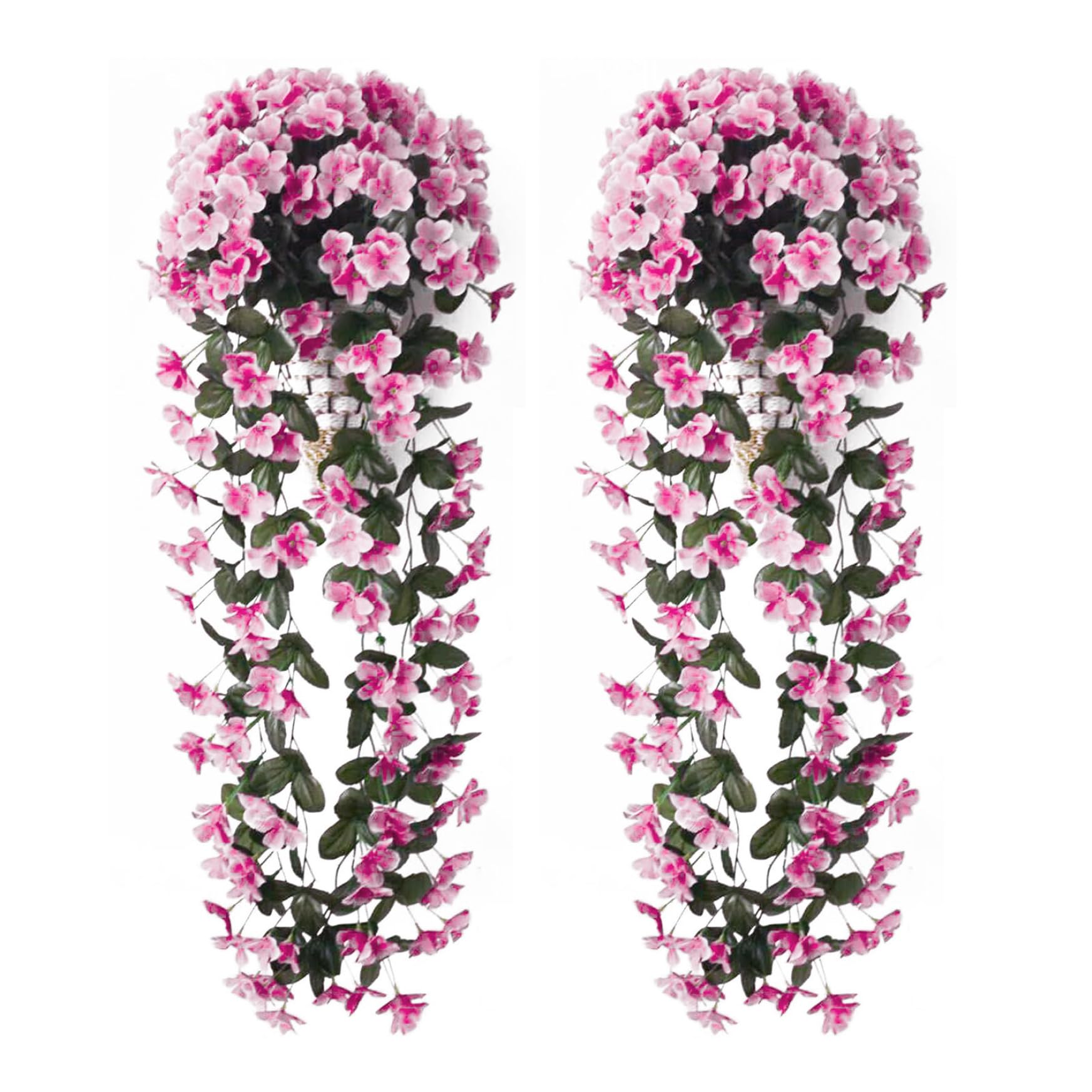 Wisteria fleurs artificielles pliables pour transformer un mur nu en jardin suspendu