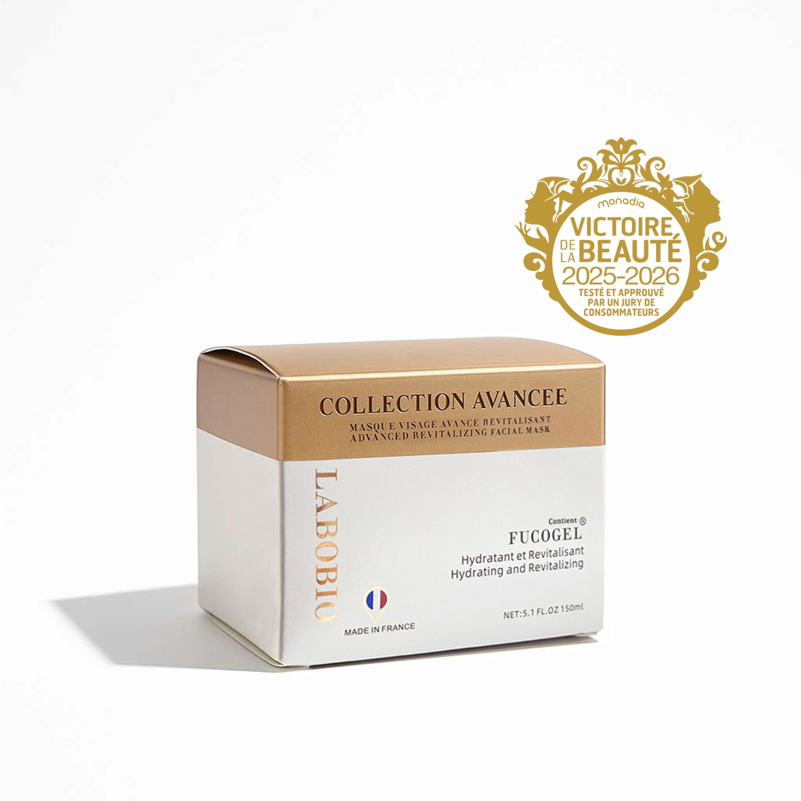 Advanced – Revitalisierende Gesichtsmaske | Präbiotische beruhigende Creme-Maske, feuchtigkeitsspendend, stärkt die Hautbarriere, 150 ml