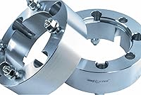 Vista 4 de High Lifter Espaciadores de rueda UTV para modelos CFMOTO y Yamaha, un par, 2 pulgadas de ancho, patrón de pernos 4x110, paso de rosca M12x1.25