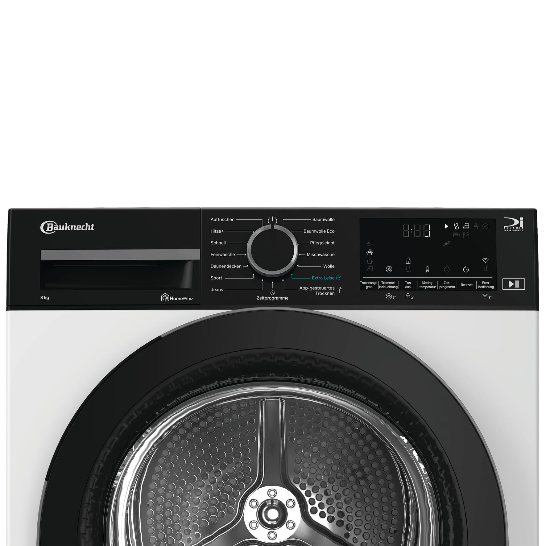 Bauknecht BDSV 8A WB Wärmepumpentrockner / 8 kg/EEK A/Precision Dry/Adaptive Dry/Silent Spin/HomeWhiz, weiß