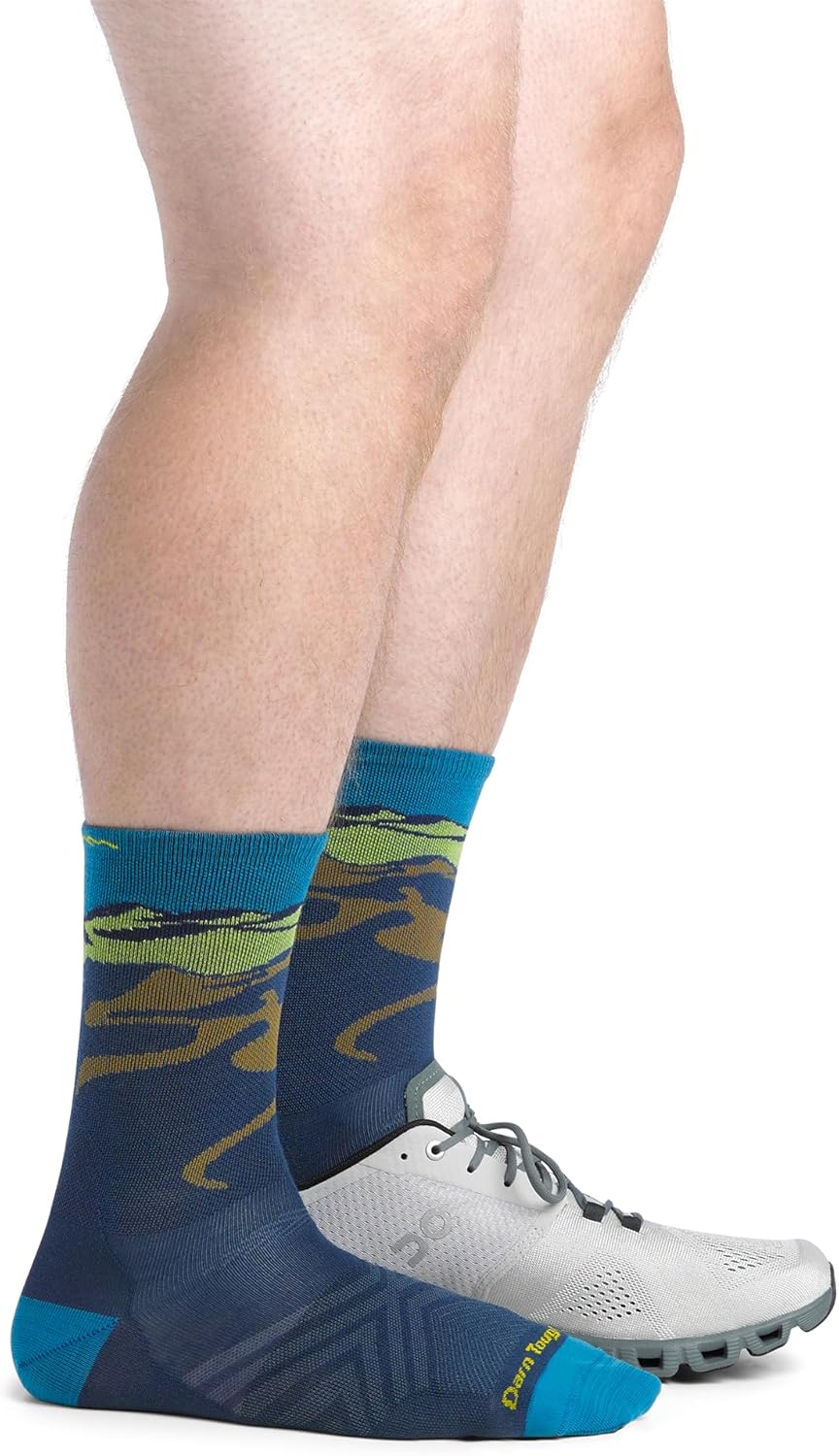 Darn Tough Vermont Micro-Crew Men's Running Socks, Vert - Ultra-Lightweight Cushioned Socks for Men, Style 1065 - Image 2