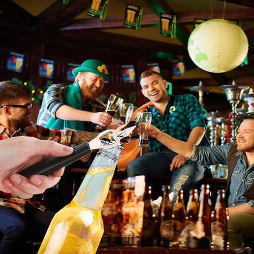 Miniatura 2 de 3 Pack Flat Beer Bottle Opener, Heavy Duty Stainless Jar Bottle Cap Opener Steel Multi Function Kitchen Gadgets Black