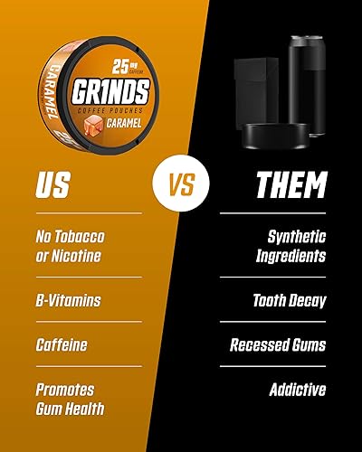 Miniatura 5 de Bolsas de café Grinds  3 latas de vainilla  Sin tabaco sin nicotina alternativa saludable  18 bolsas por lata