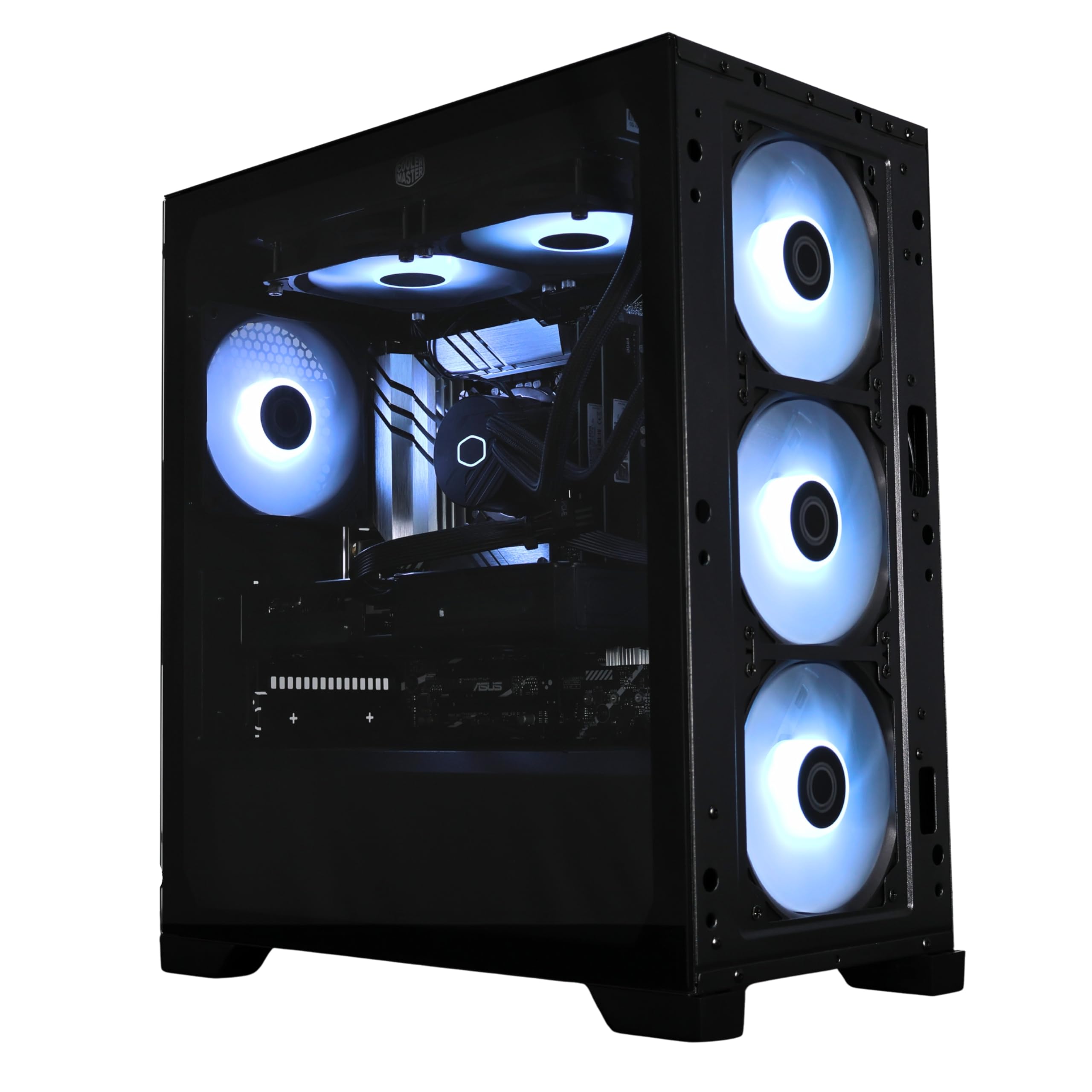 Gaming-PC Intel Core i7-14700KF bis 5,6GHz Intel Arc B580 12GB GDDR6 4TB M.2 NVMe SSD 7000MB/s 32GB DDR4-3200MHz einstellbare RGB-Beleuchtung WiFi 6 Windows 11 Pro