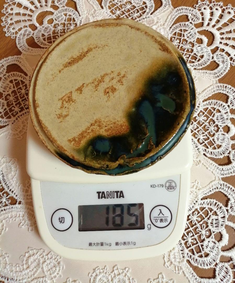 茶道具菓子皿銘々皿織部肉厚小皿骨董アンティーク