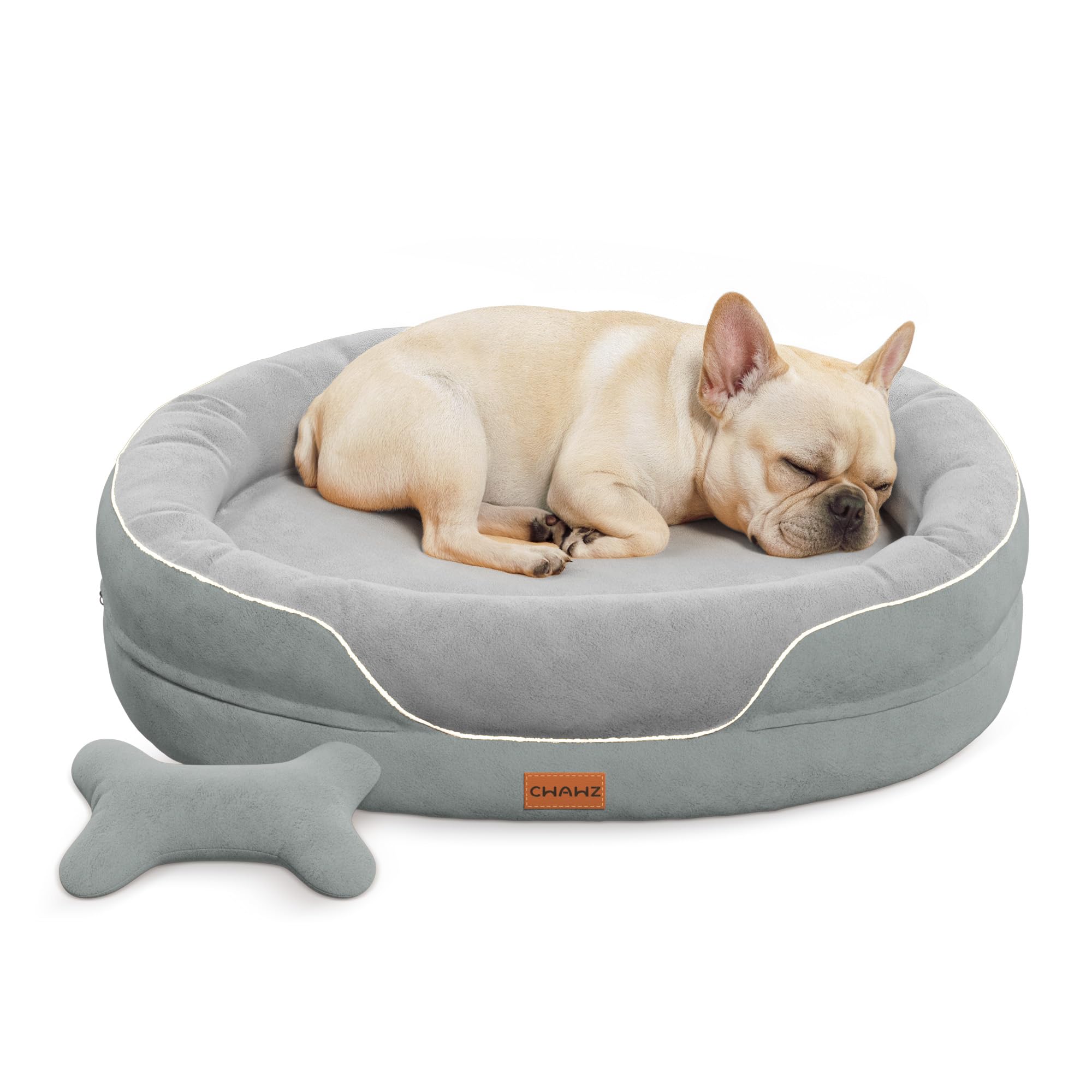 CWAWZ 36 Inch Large Orthopedic Dog Bed, Large Dog Bed with Full Wraparound Gussets, Cooling Dog Beds Double-Sided with Memory Foam