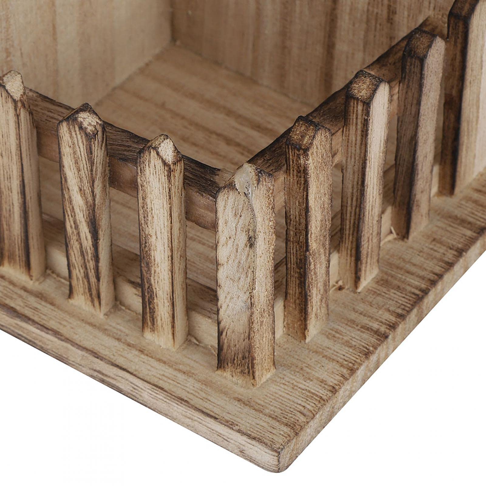 Vogelhaus, Holz Klar Schöne Textur Robust Einzigartige Form Kleiner Outdoor Garten Vogel Nistkasten Haus Futterhäuschen Liefert Dekoration für Vögel Schwalben Papageien