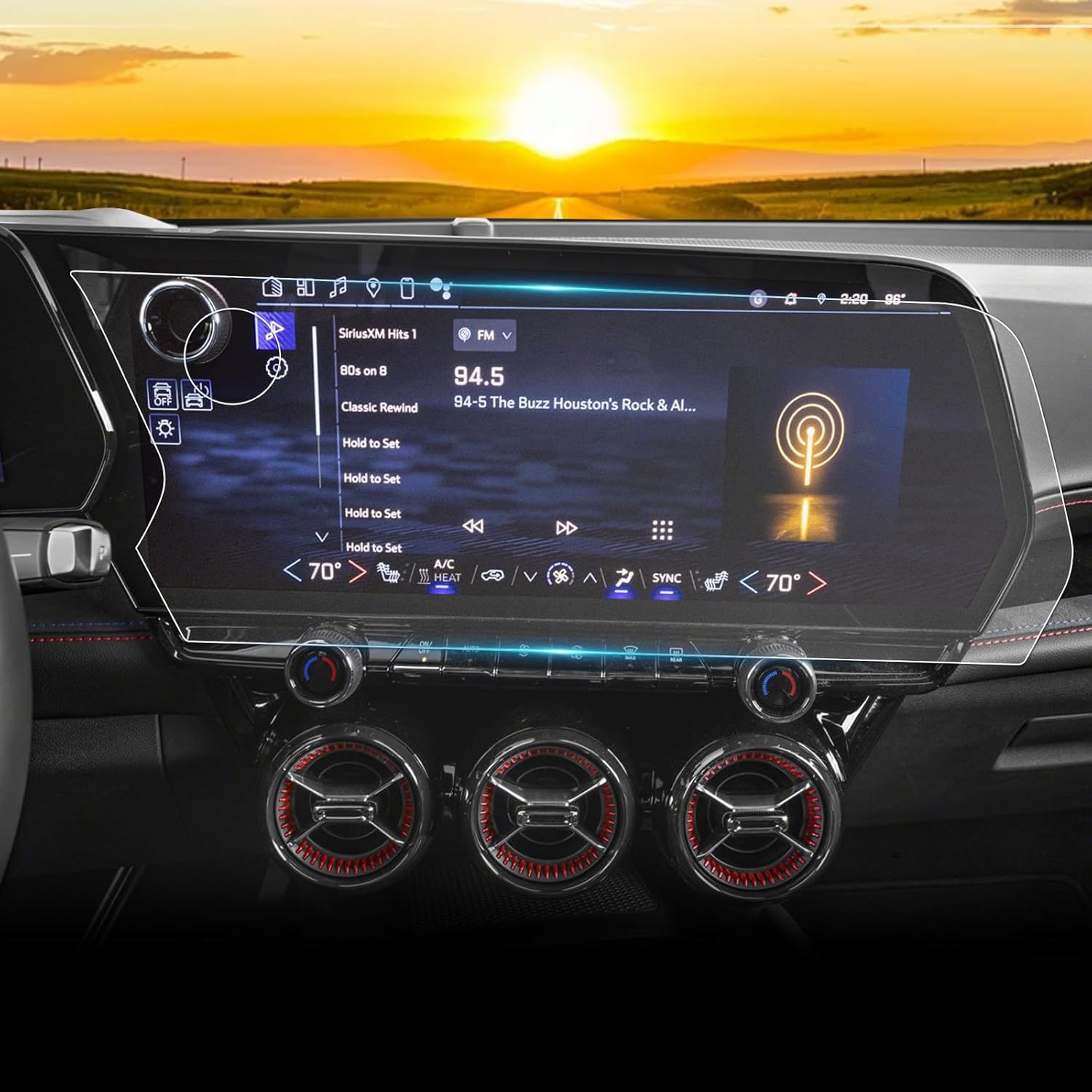 Screen Blazer EV Chevy 2025 Anti Glare Screen Protector Matte for 2024 2025 2026 Chevy Blazer EV (LT, RS, SS) 17.7'' Infotainment Touchscreen Cover Screen Saver Anti-Fingerprint Glare-Free Accessories