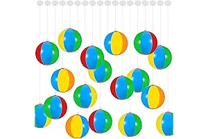 Hungdao Mini Rainbow Beach Ball for Summer Fun