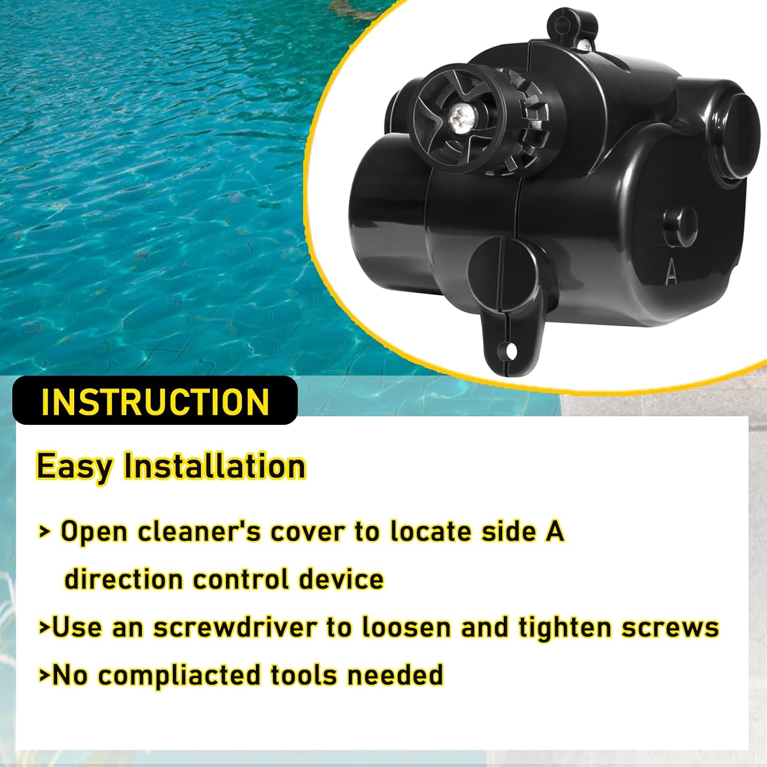 YMT R0524700 Side A Direction Control Device Replacement Compatible with Zodiac Baracuda MX8, MX8 Elite Pool/Spa Cleaner