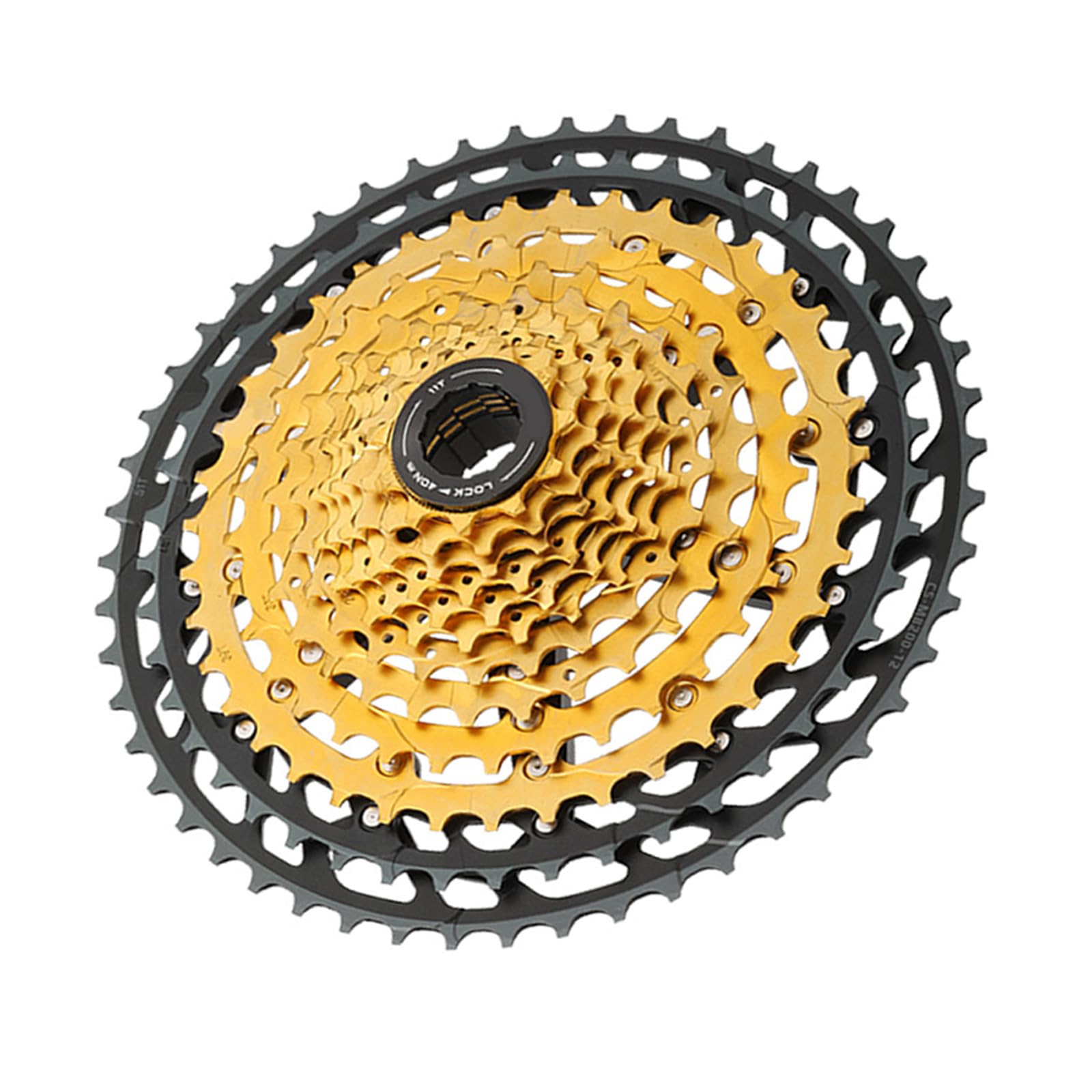 Rennräder 12-Gang Kassetten Ersatz Hohlkettenrad Fahrräder Kassetten Schwungrad für Mountainbike Rennrad Mountainbike Schwungrad