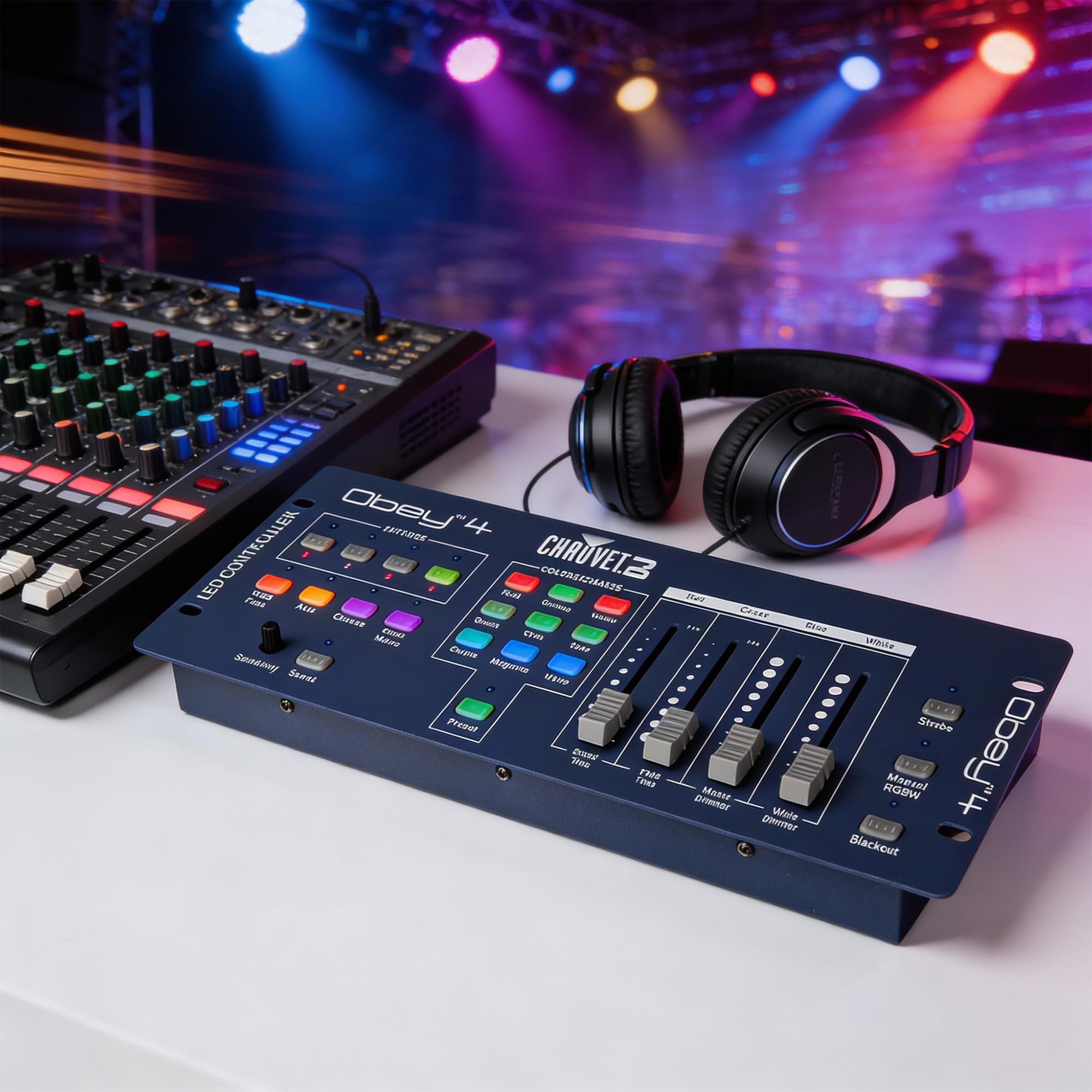 Amazon.com: Chauvet DJ Obey 4 DMX-512 16-Channel Lighting