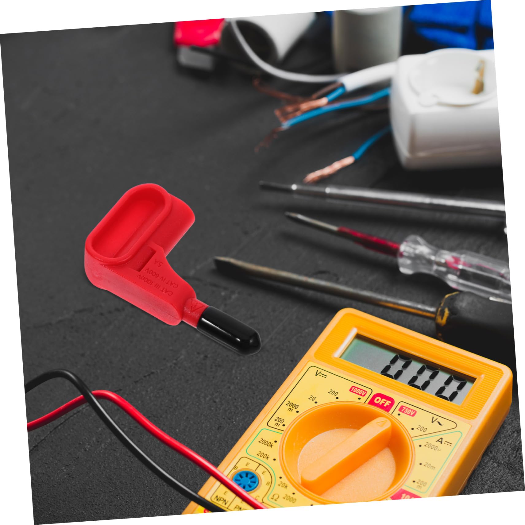 NUOBESTY Lot De 4 Sondes De Test Magnétiques Polyvalentes Pour Multimètre Outil De Test Portable 3 X 4