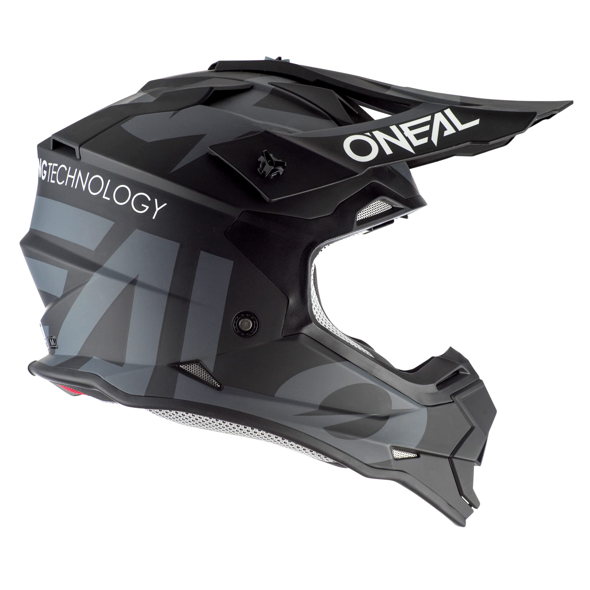 Amazon.com: O'Neal 2 Series Adult Helmet Slick Black/Gray, XX