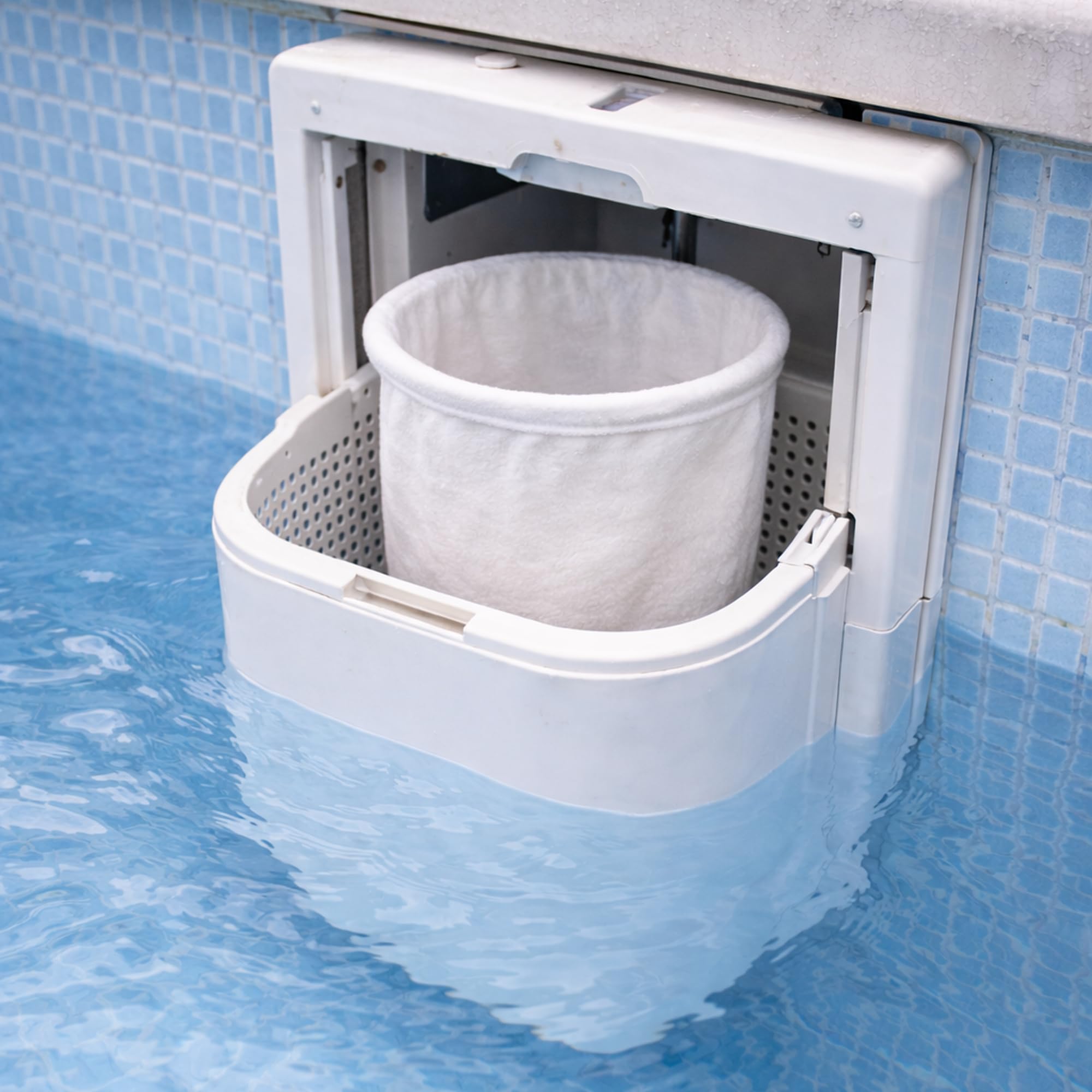 PHONILLICO Poche Filtrante Piscine [Lot 2] 30 Microns Compatible avec Desjoyaux F15 PF180 PFI180 PFI181 PF250 Filtre 58x33cm Anneau Rigide Ø21cm