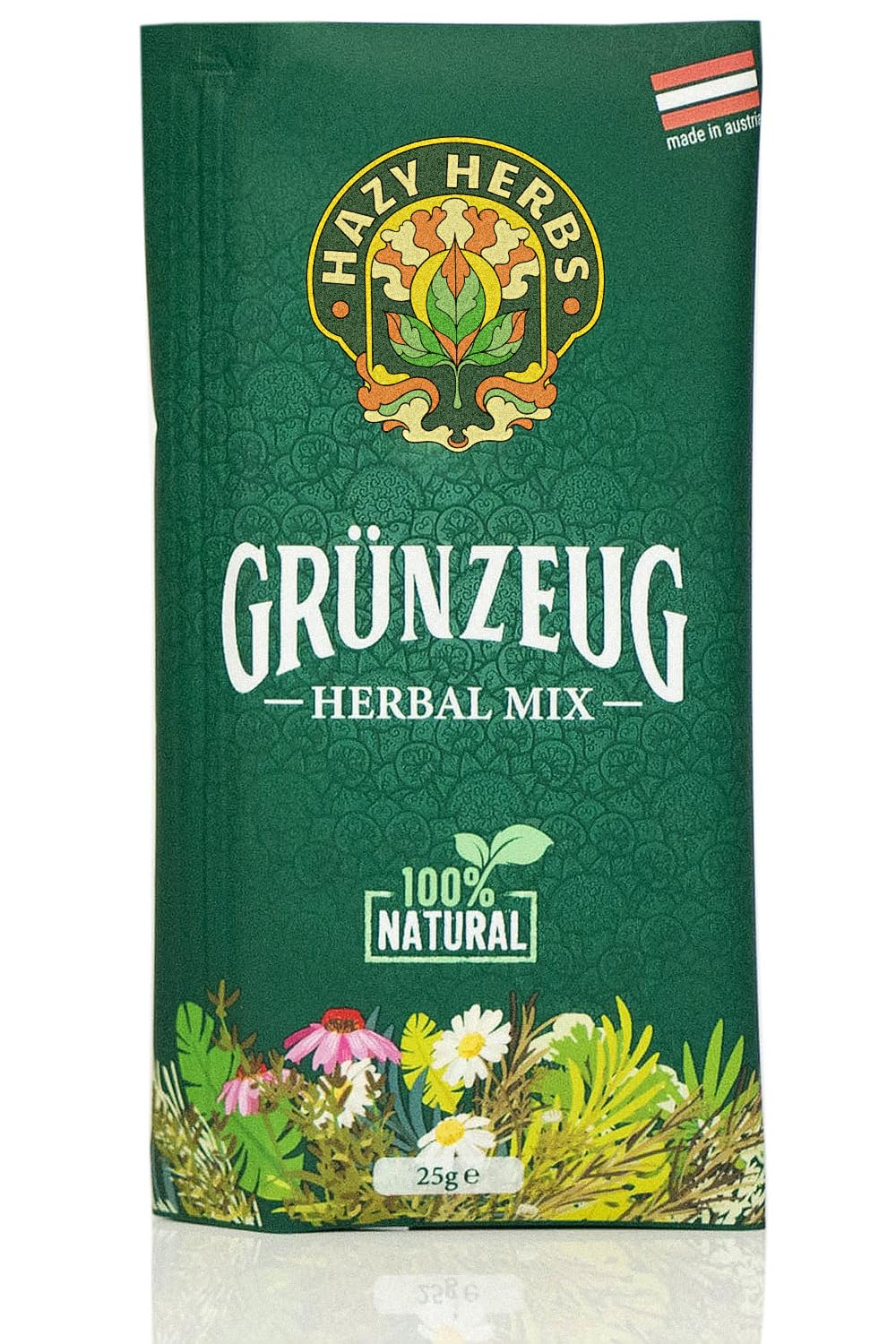 HAZY HERBS | Kräutertee-Mischung "Grünzeug" - 100% natürlicher Kräutermix - 25g feine Mischung