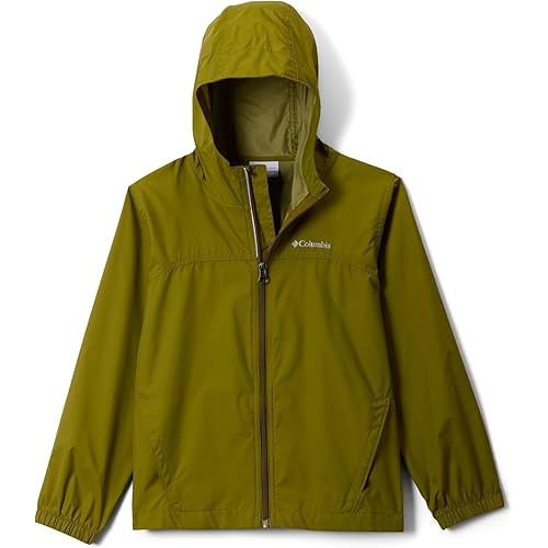 Columbia Youth Boys Glennaker Waterproof Rain Jacket, Mossy Green, Medium