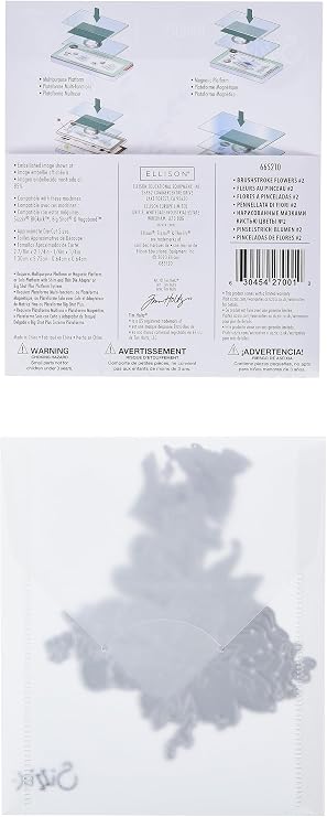 Sizzix Thinlits Die 665210 Brushstroke Flowers #2 by Tim Holtz 8 Pack