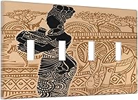 Vista 45 de Cubierta de Placa de Pared de 2 Pandillas de Mármol Abstracto, Placa Frontal de Interruptor de Luz Eléctrico Decorativa en Azul Marino y Oro