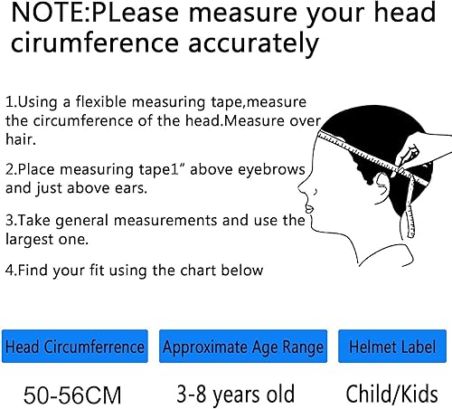 Miniatura 6 de Oeyliz Casco de bicicleta para niños de 3 a 8 años con equipo de protección deportiva, rodilleras, coderas, muñequeras para monopatín, ciclismo,