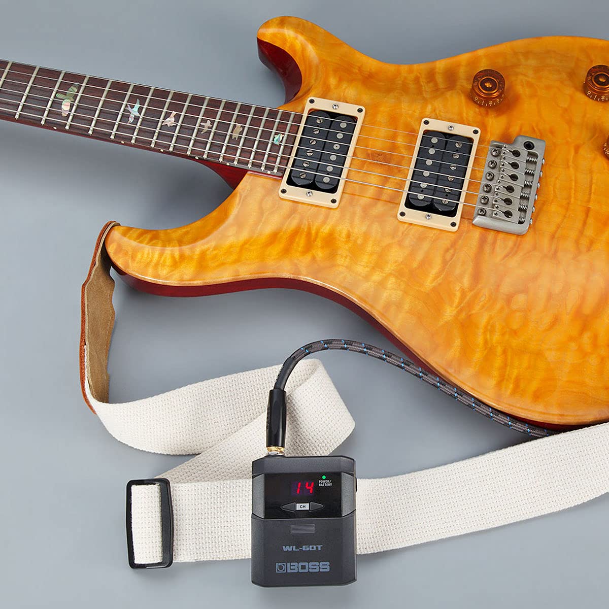 Boss WL-60T bezprzewodowy transmiter do systemu radiowego WL-60 + kabel krosowy keepdrum