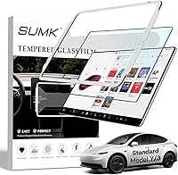Vista 13 de Protector de pantalla de 15.4 pulgadas para accesorios Tesla Model 3/Y [9H y antihuellas], protector de pantalla de vidrio templado delantero